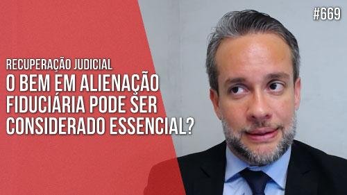 O bem em alienação fiduciária pode ser considerado essencial?